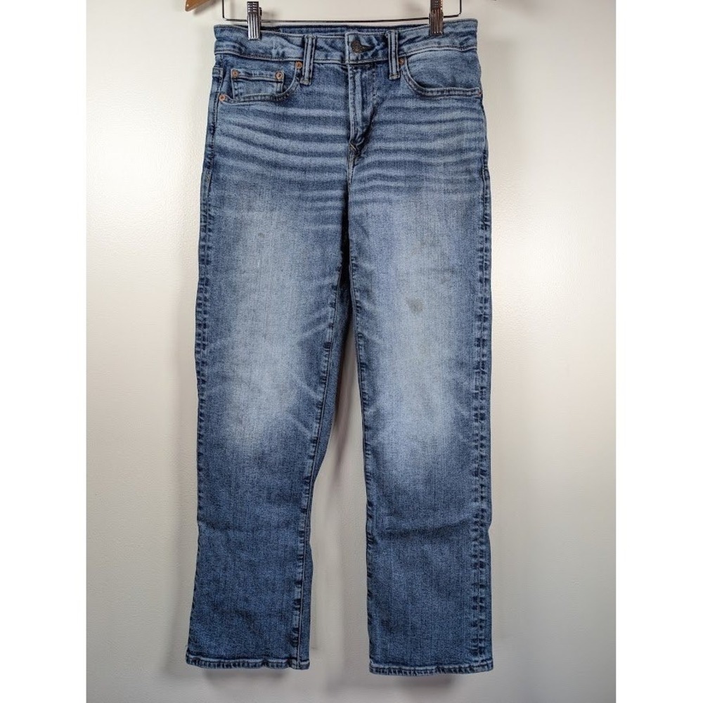 American Eagle Jeans Mens's 28x30 Original Bootcut Airflex Denim Med WashStretch